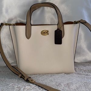 Coach willow tote 24 in color bock